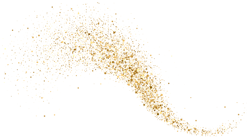 Decorative gold dust